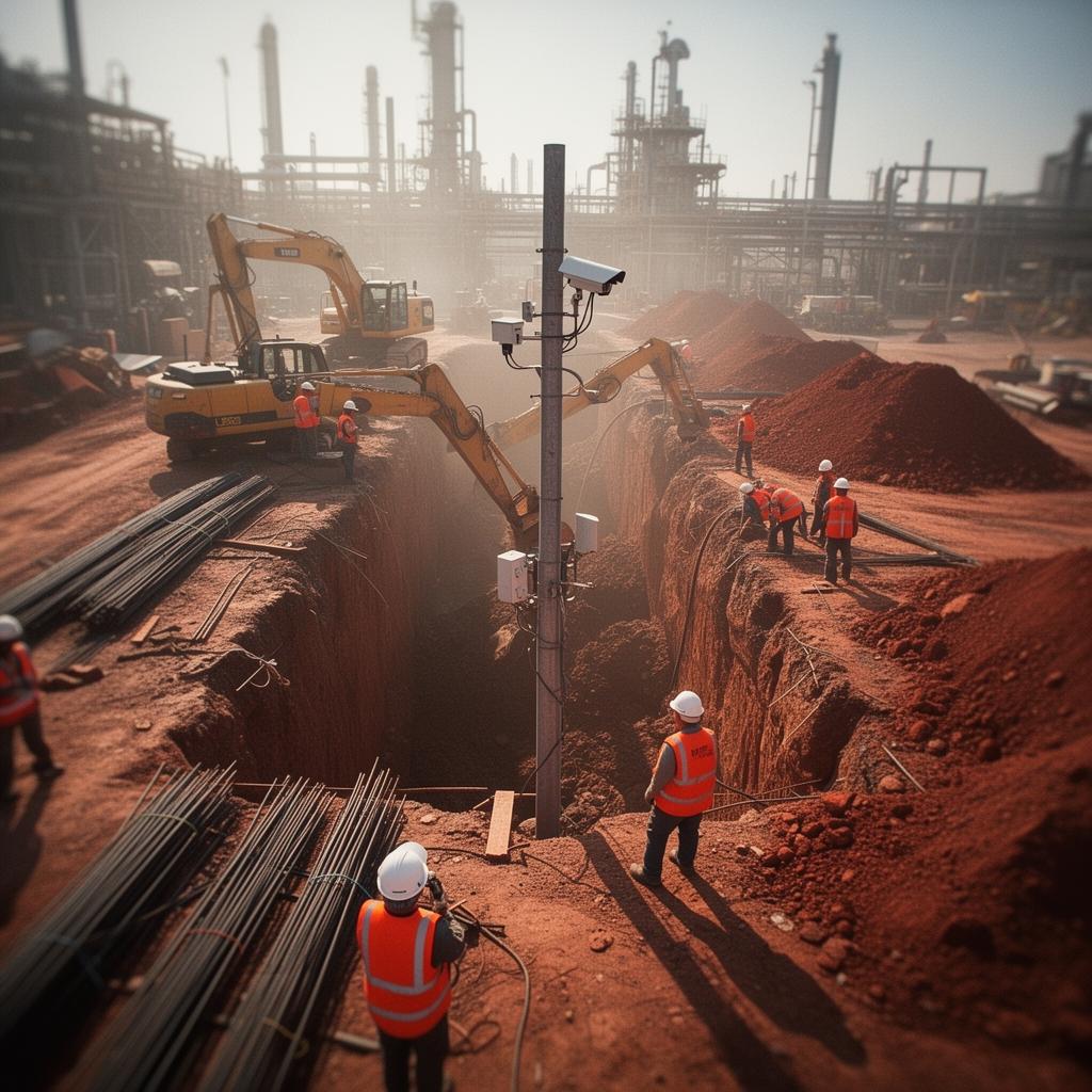 CAM-PTZ-12 · Excavation East · Trench 4